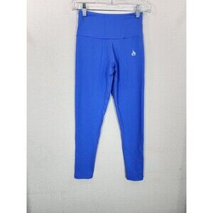 Ryderwear Staples Scrunch Bum Leggings Small Iris Blue Mid Rise Gym NWT